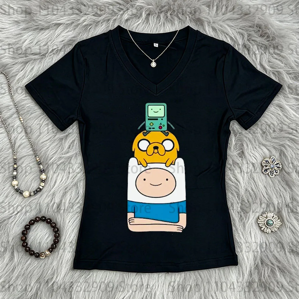 Crop Top Women Grunge Clothes Y2k Kitty Baby Tees Y2k Tops Kpop Anime Girl T Shirt for Women Goth Graphic T Shirts Harajuku Emo