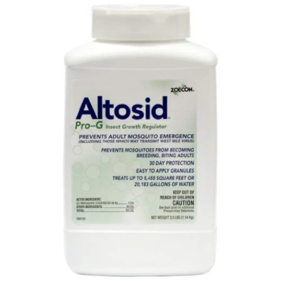 

Altosid Pro-G Mosquito Larvicide for Effective Mosquito Control in Outdoor Pools Clogged Gutters and Standing Water Areas Long-