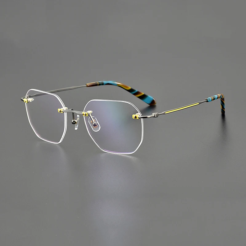 HPT077 Top quality fashion frame designer handcrafted unisex glasses Business fashion reading casual optical glasses