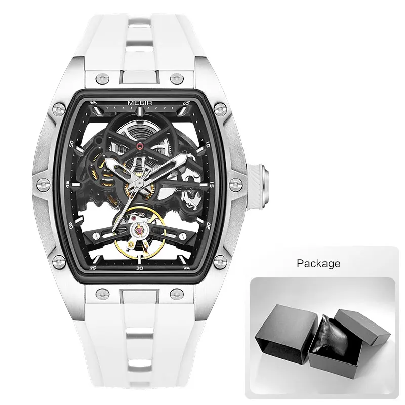 MEGIR 2242 Blue Automatic Watch for Men, Waterproof