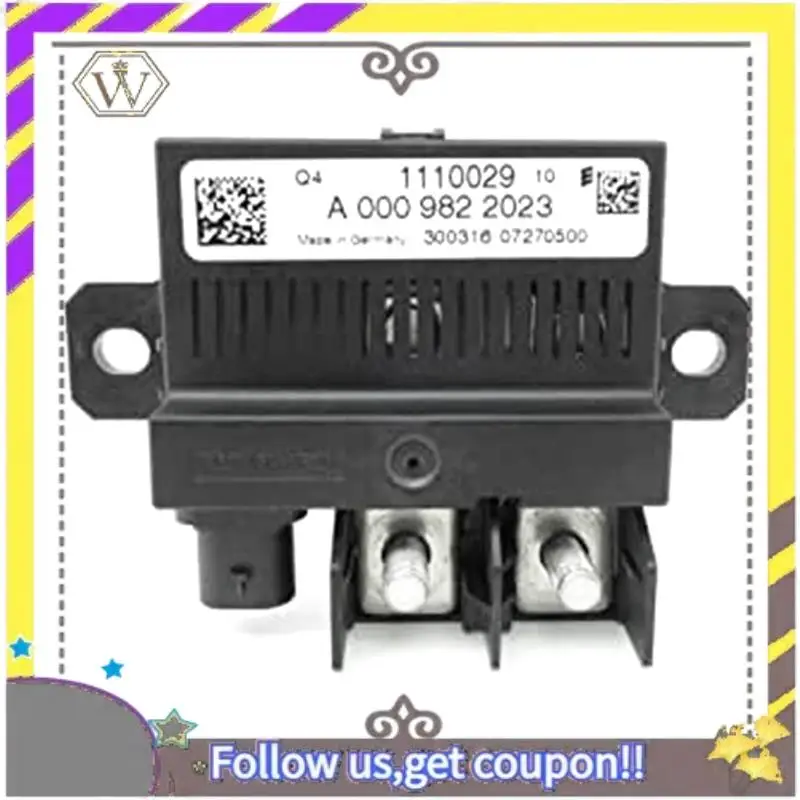 ABXV-0009822023 Battery Relay Monitoring Control Module For Mercedes Benz A S G C V CLASS AMG GLK CLS Fuse Box Voltage Module