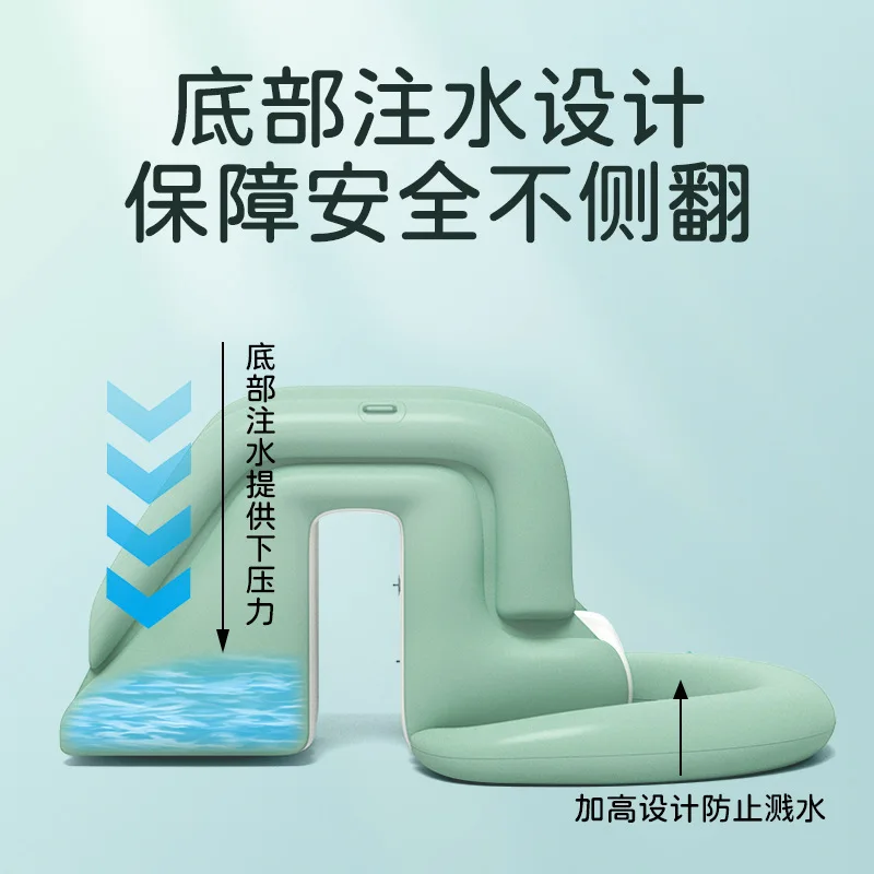 Thickened Inflatable Large Water Basin Household Adult Outdoor Leisure Swimming Combo with Slide