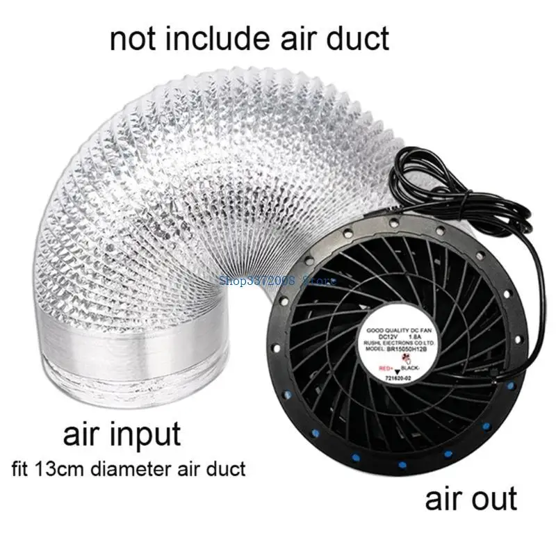 High Speed Duct Fan Exhaust Blower 12V Ventilation Fan for Bathroom Chicken