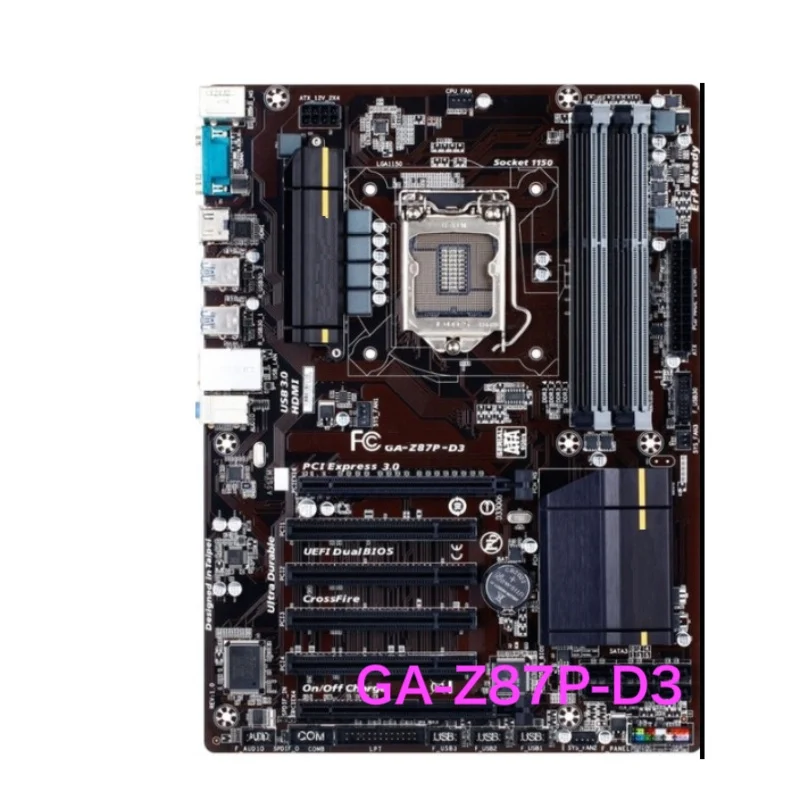 

Suitable For Gigabyte GA-Z87P-D3 Desktop Motherboard Z87 LGA 1150 DDR3 ATX Mainboard 100% Tested OK Fully Work