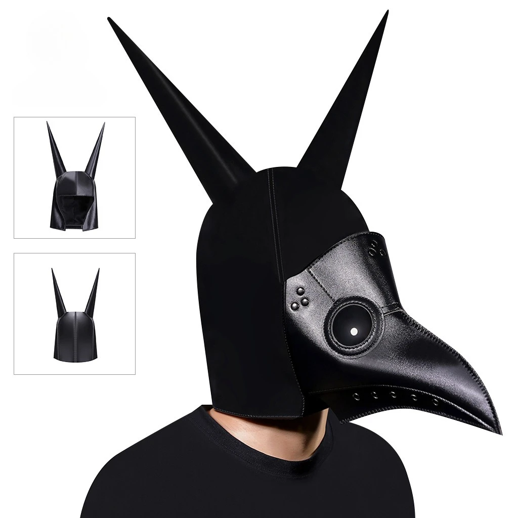 

Halloween Plague Doctor Hat Steampunk Gothic Unisex Cosplay Witch Wizard Party Cap