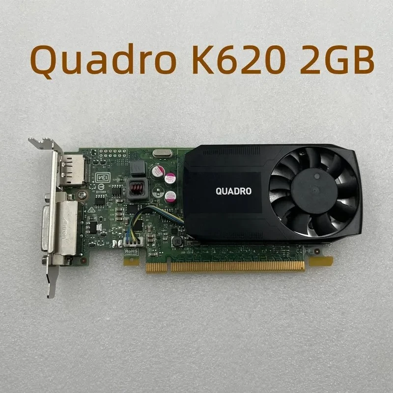 2GB Graphics Card Original Quadro K620 2G Professional Graphics Card for CAD Graphic Design 3D Video Editing Modeling Rendering