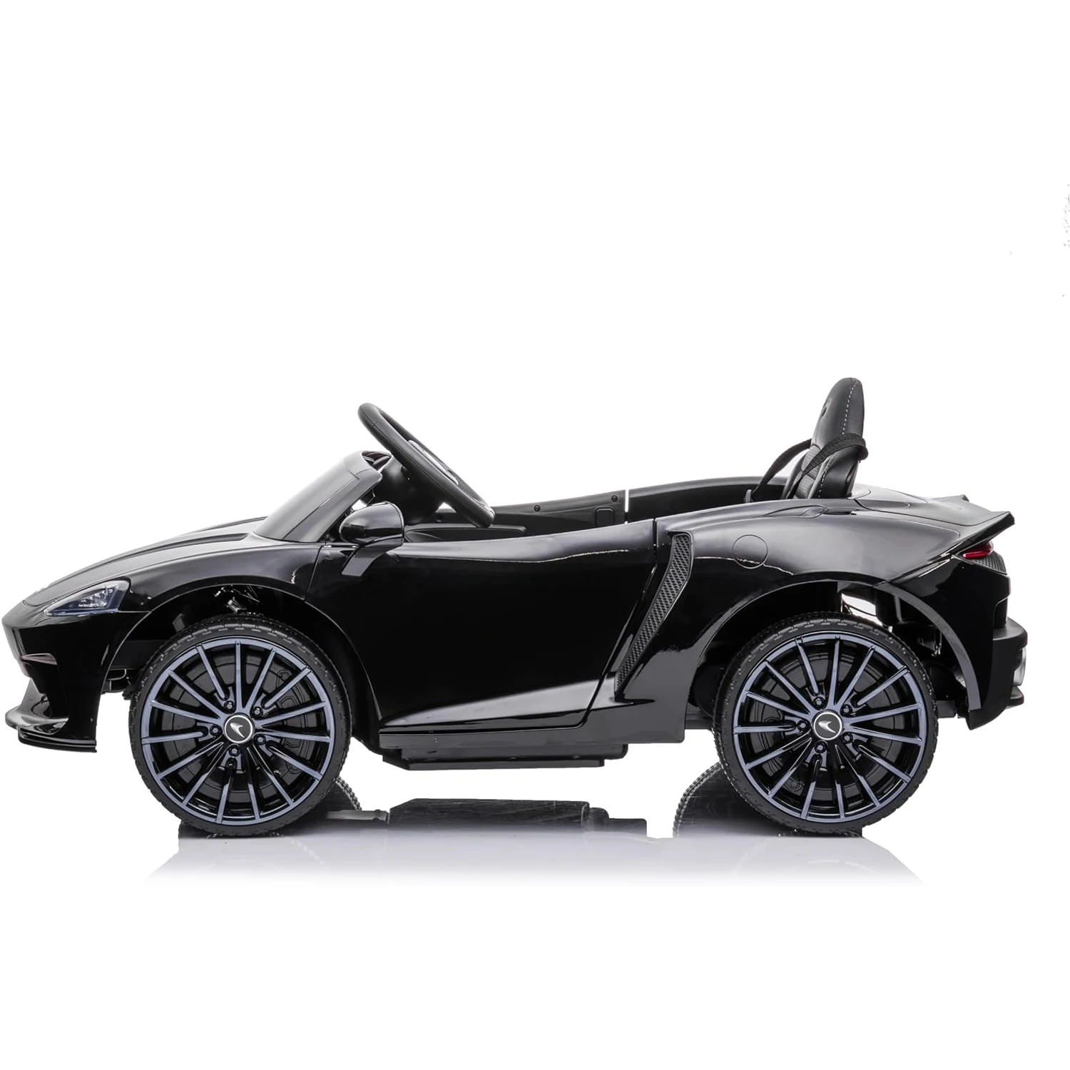 سيارة ركوب 12 فولت سيارة كهربائية للأطفال هدية 3 سرعات، مع أبواب هيدروليكية للتحكم عن بعد، مصابيح أمامية LED هزاز وموسيقى