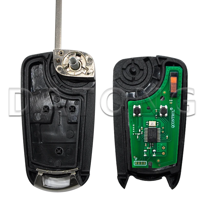 Datong Welt Für Opel Vauxhall Corsa 2007-2012 D Programmierer 433Mhz ID46 PCF7941 Chip Flip Fernbedienung Schlüssel mit HU100 Klinge