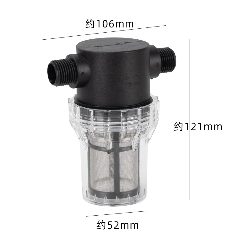 For Standard Garden Hoses Pressure Washer Pre-filter Sediment Filter Attachment For RV Camping Trips Protection