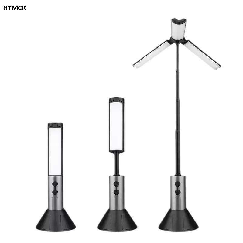 Portable Foldable Camping Tent Lamp USB Rechargeable Emergency Work Floodlight for Outdoor Camping Hiking