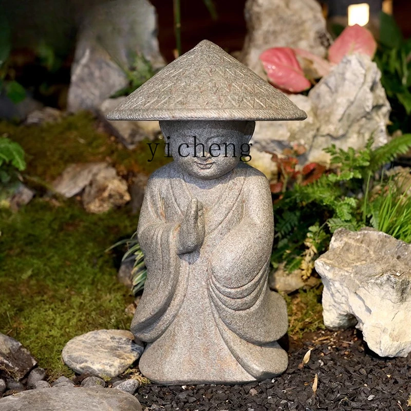 

LSL Courtyard Zen Landscape Decoration Outdoor Garden Arrangement Landscape Small Ornament Floor Display Piece