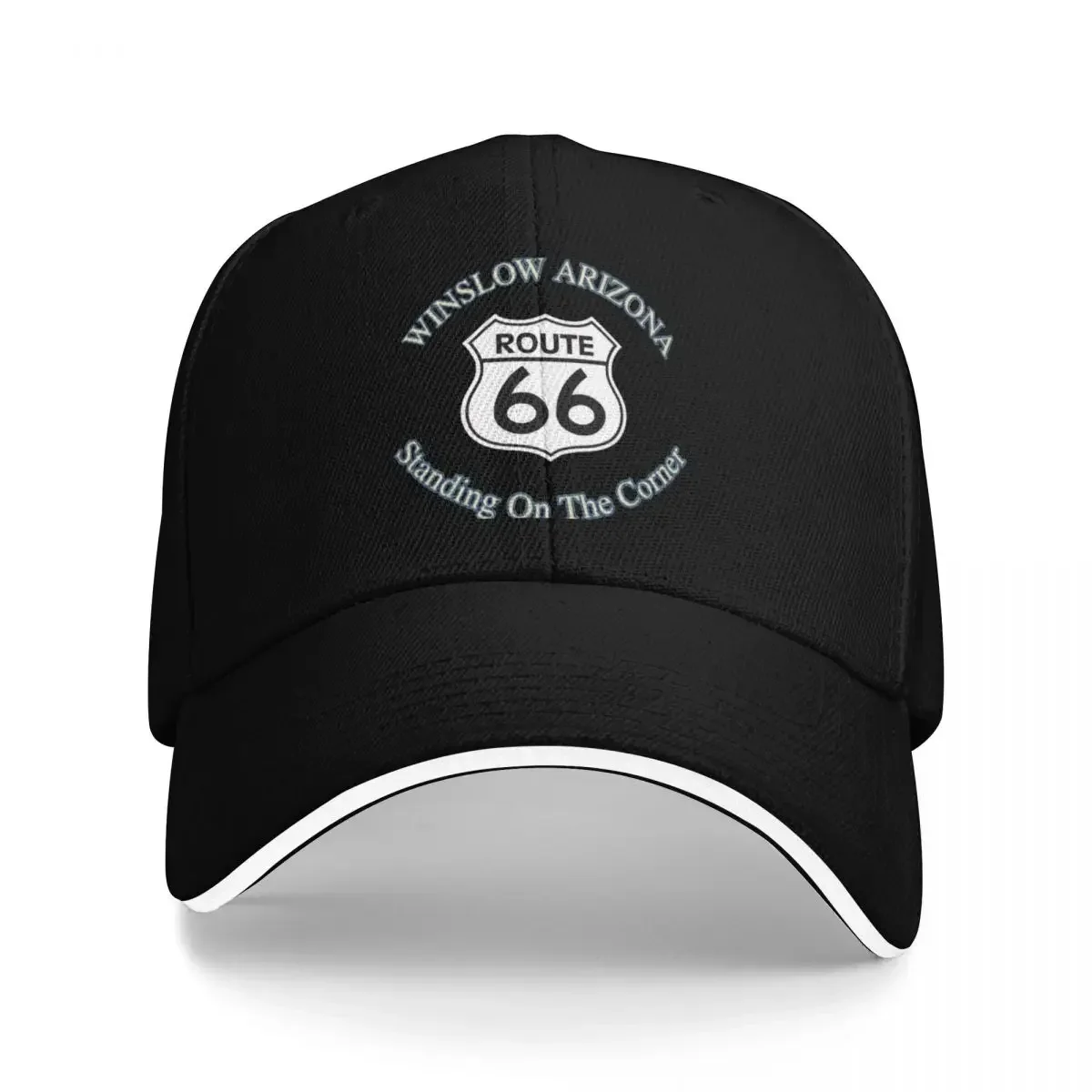 2026 Standing on the corner in Winslow Arizona Baseball Cap Thermal Visor Beach Outing Men Caps Women's