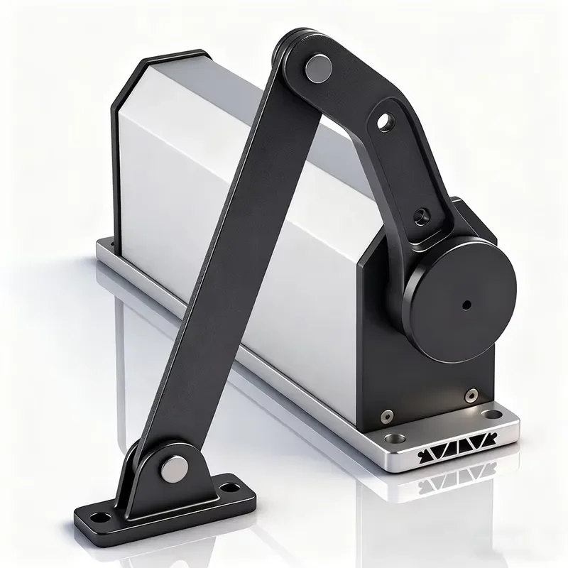 DC24V Automatic Swing Door Operator Side Mounted Folding Arm Access Control System for Commercial Residential Entrance 150KG