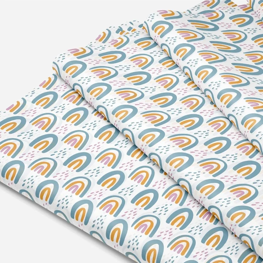 

Радужная папиросная бумага для упаковки подарков, 100 мест, 20x30 дюймов, цветная декоративная папиросная бумага для упаковки подарочных сумок и небольшого usi