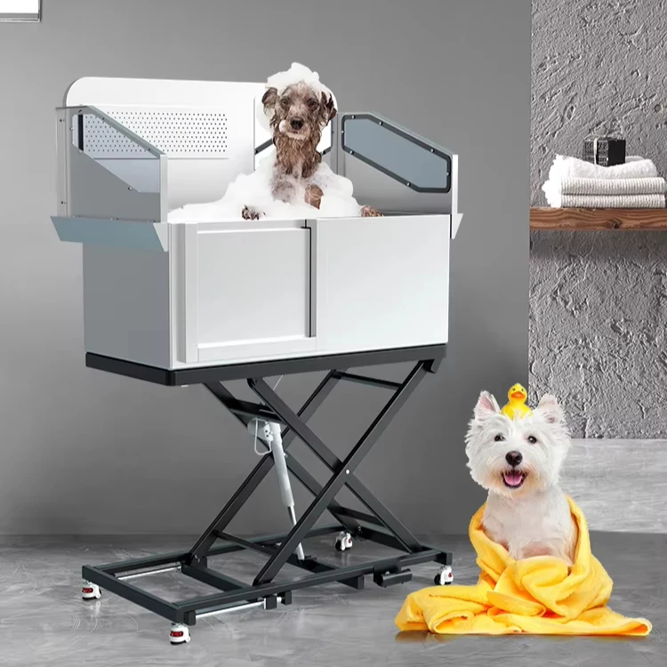

Multifunction Pet Grooming Salon Spa Dog Bath Tub Dog Washing Station