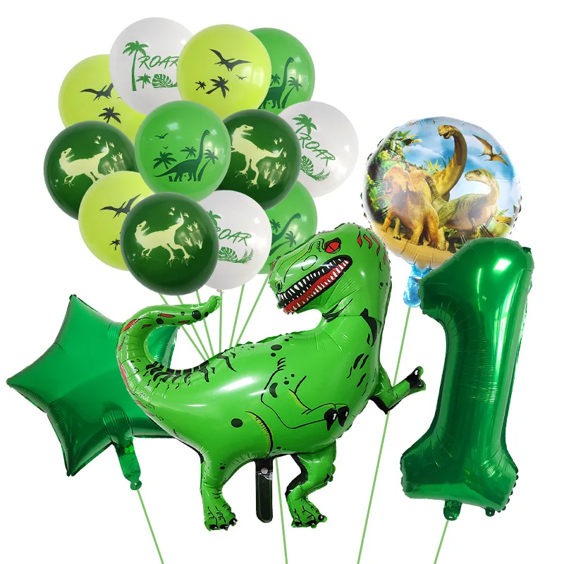Décorations de fête d'anniversaire pour garçon, thème dinosaure jurassique, ballons de bannière, vaisselle jetable, cadeaux pour enfants, fournitures de réception-cadeau pour bébé
