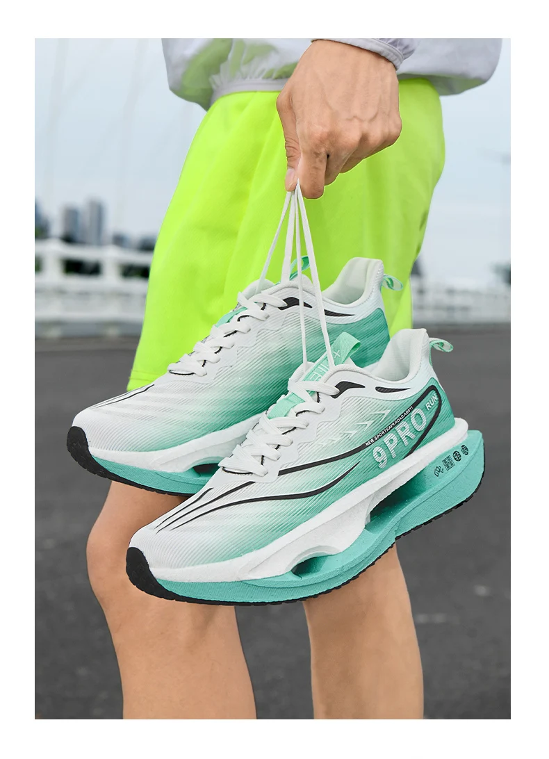 Herren-Laufschuhe, Marathon-Sportschuhe, lässige Herren-Sneaker, Carbon-Platte, atmungsaktiv, leicht, bequeme Damen-Sportschuhe. – Detail 20