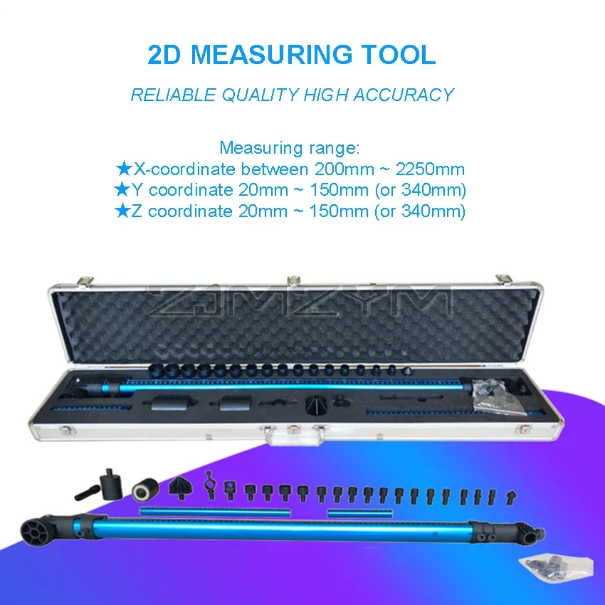 2D Auto Body Measuring System repair frame machine Auto chassis tram gauge Car Sheet Metal Repair Measuring Tools