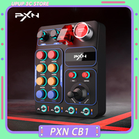 PXN CB1 Racing Simulator Central Control Box Multifunctional Key Control Box RGB For EURO Truck Simulator Racing Game Custom