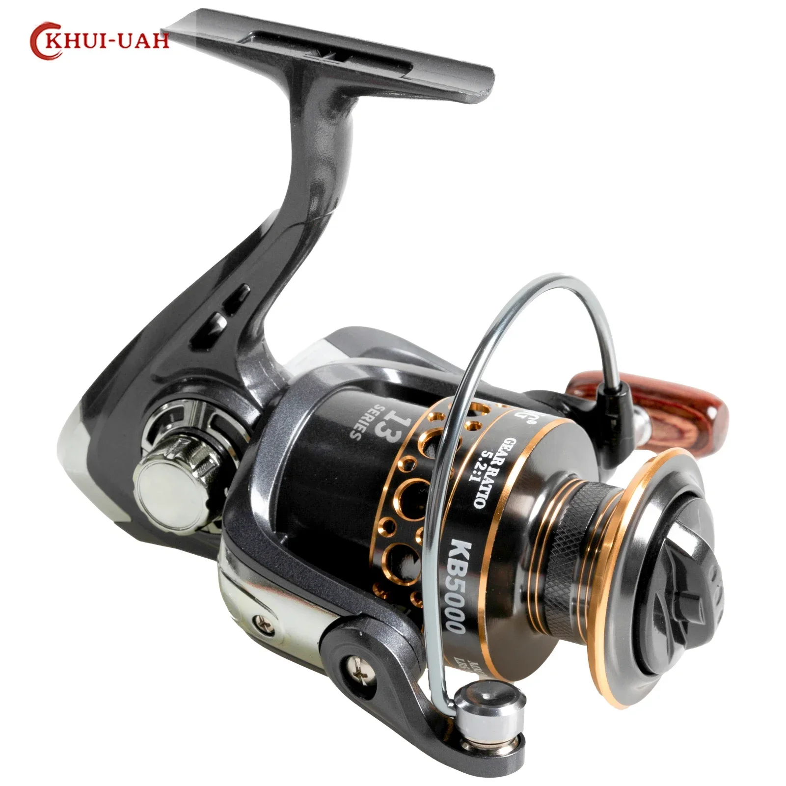 Nieuwe Hot Koop Full Metal Body Spinning Visserij-reel Metalen Spoel Zee Visgerei voor Bass Karper Tunna Visserij-reel