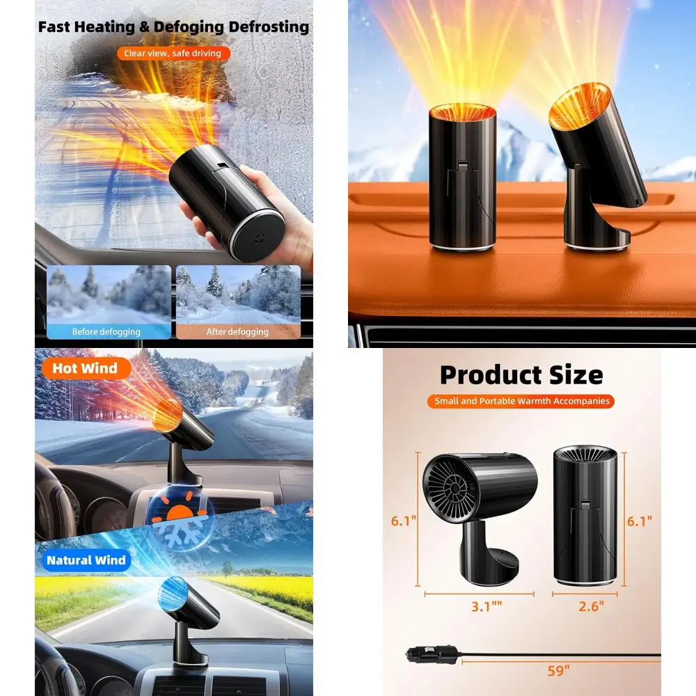 

Автомобильный обогреватель, портативный обогреватель 12 В, вентиляторы для отопления и охлаждения, автомобильные небольшие обогреватели для лобового стекла, быстроподстаканник