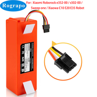 New 6800mAh Li-ion BRR-1P4S-2600D Battery For Xiaomi Roborock e352-00 / s502-00 / Sweep One / Xiaowa C10 E20 E35 Robot Vacuum