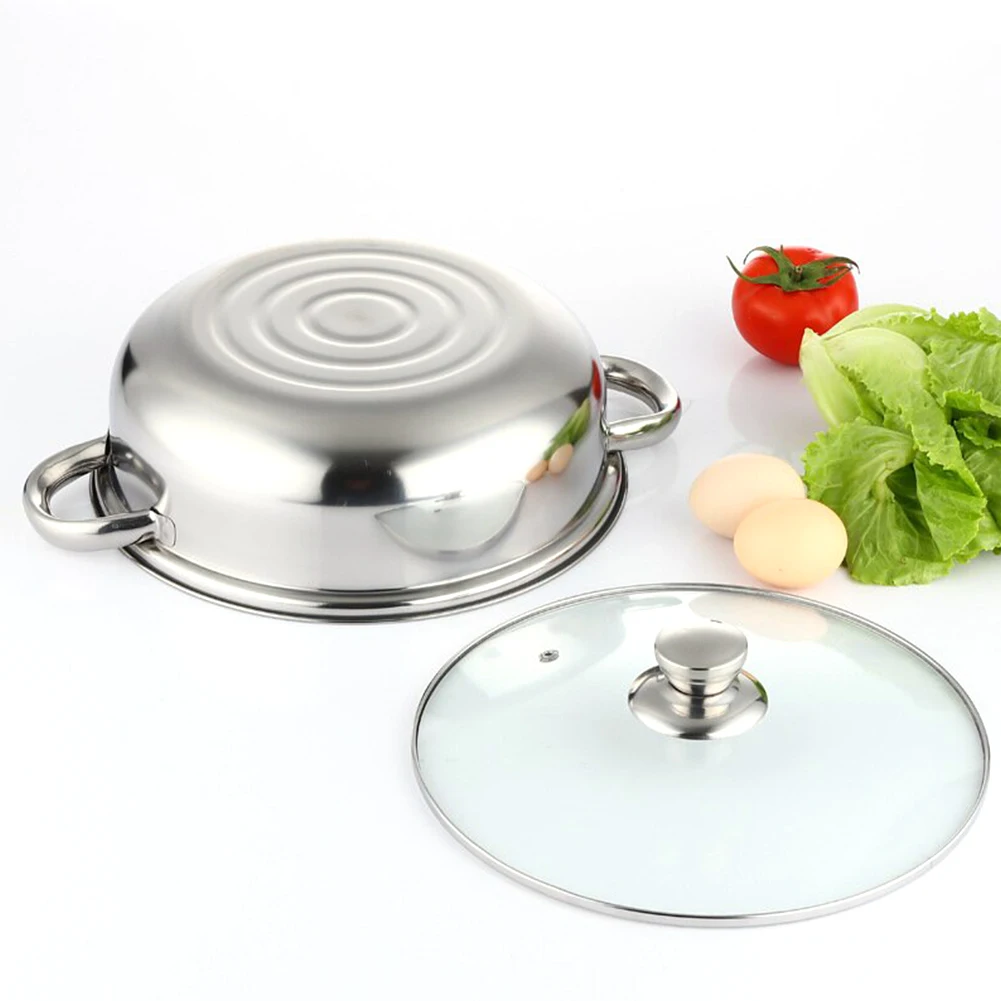 

3 Tier Steamer Pot for Cooking Multipurpose Stainless Steel Food Steamer Steamer for Vegetable Dumpling Stock Sauce Food