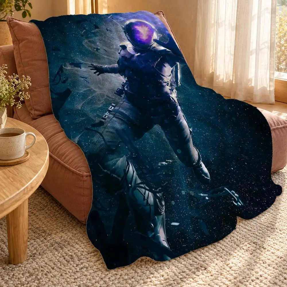 Gravity Throw Double Sided Flannel Throw Blanket Soft Travel Camping Sofa Bed Home