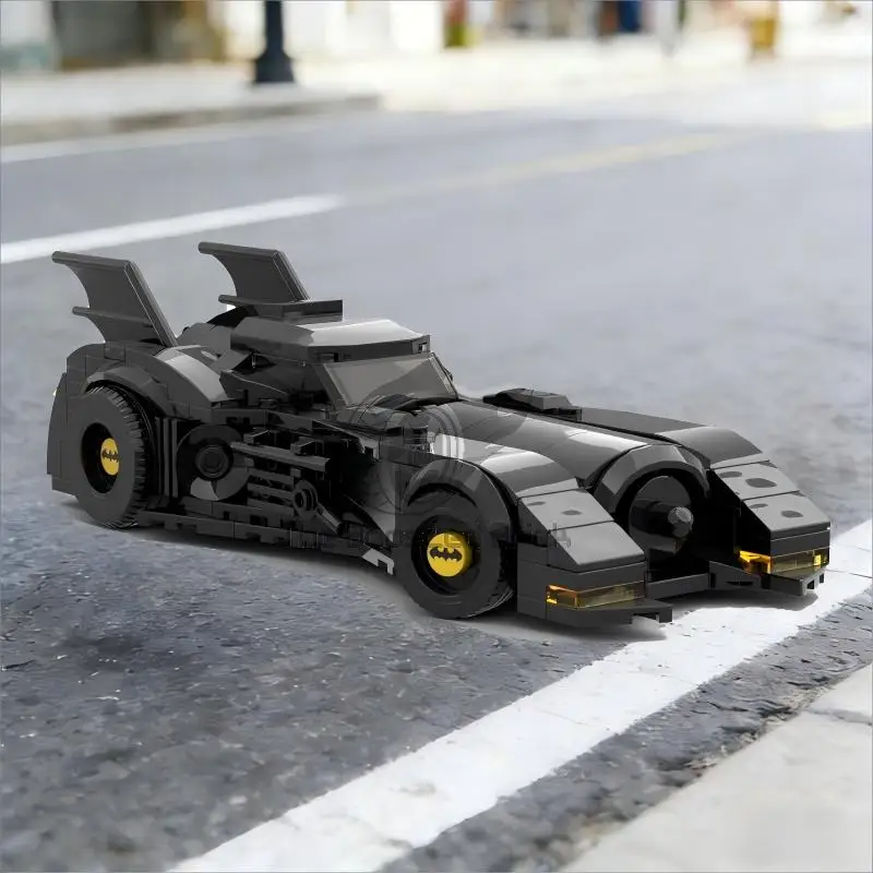 

Popular Movie Building Blocks MOC-55820 Classic Bat Car Model Sports Cars Creative Technology Bricks 355PCS Compatible Brand Toy
