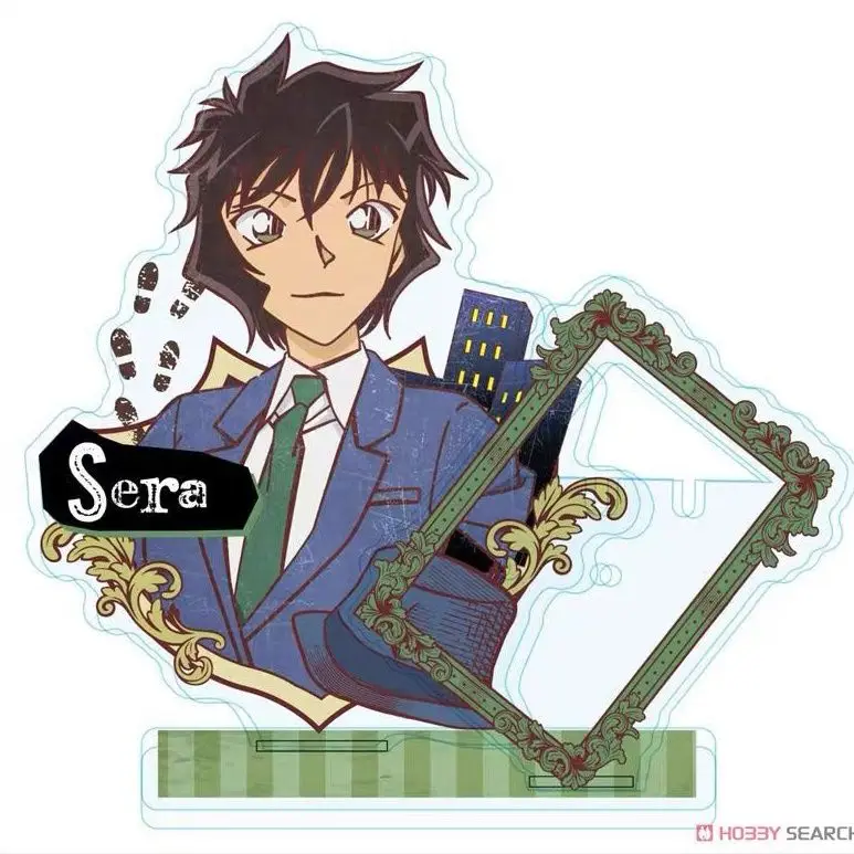 80Mm Anime Detective Conan Acrylic Stand Cartoon Cute Children Creativity Model Toy Room Table Decoration Kawaii Kids Gifts