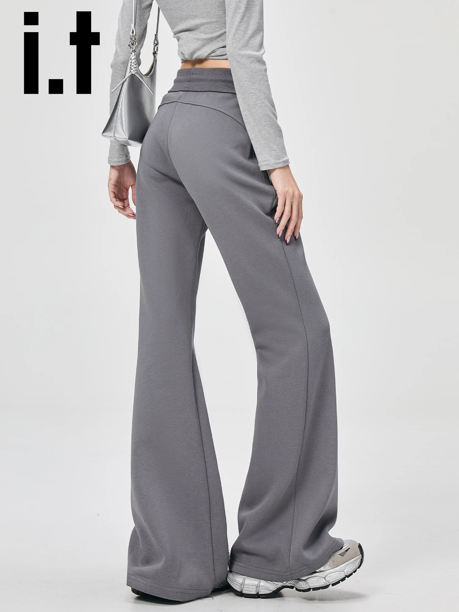 

High Waist Bell Bot Casual Pants Women's Dstring Yoga Sports American Sle Ladies Faion Winter Collection