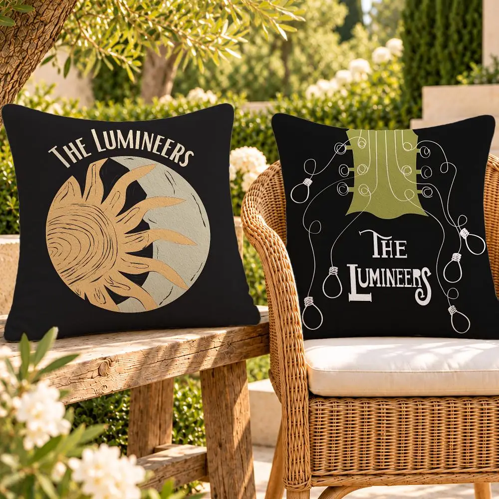 Band Indie Folk The Lumineers Cushion Cover Soft Plush Throw Pillow Cover Washable Sofa Bed Patio Chair Home Decor