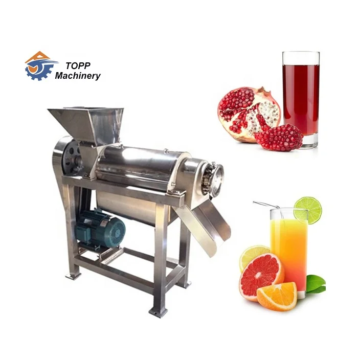 Hot Selling Pineapple Lemon Orange Fruit Pulp Cold Press Juicer Commercial Juice Extracting Extractor Squeezer Machine