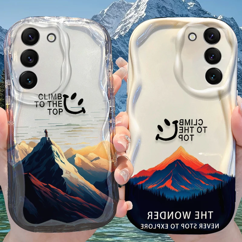 Simple Mountain Forest Case for Samsung Galaxy A50 A50S A37 A36 A35 A34 A32 A26 A25 A24 4G A23 A21S A20S A17 A16 A12 5G Cover