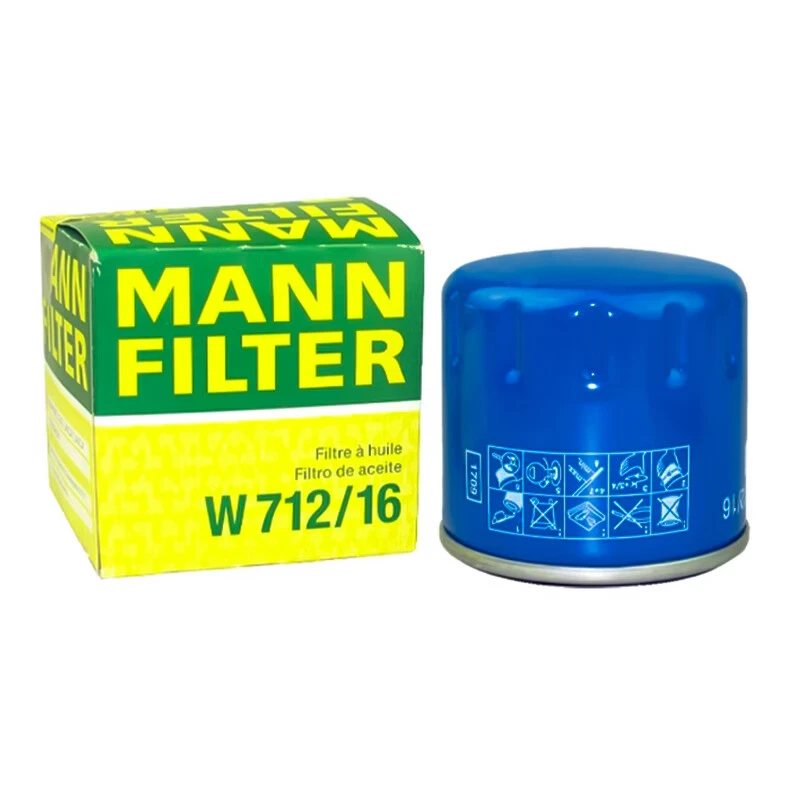For Fiat Tipo 1.6 93-95 Coupe 2.0 96-98 Doblo 1.9 03-04 Marea 1.4 96-99 Scudo 1.9 95-07 MANNFILTER Oil Filter W712/16 46808398