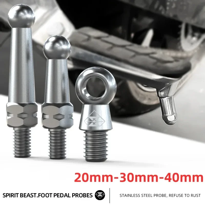 Spirit Beast Motorcycle Universal 6MM Pedal Limit Bolt Pedal Ground Nail Screws Accessories for Honda Kawasaki Suzuki Yamaha BMW