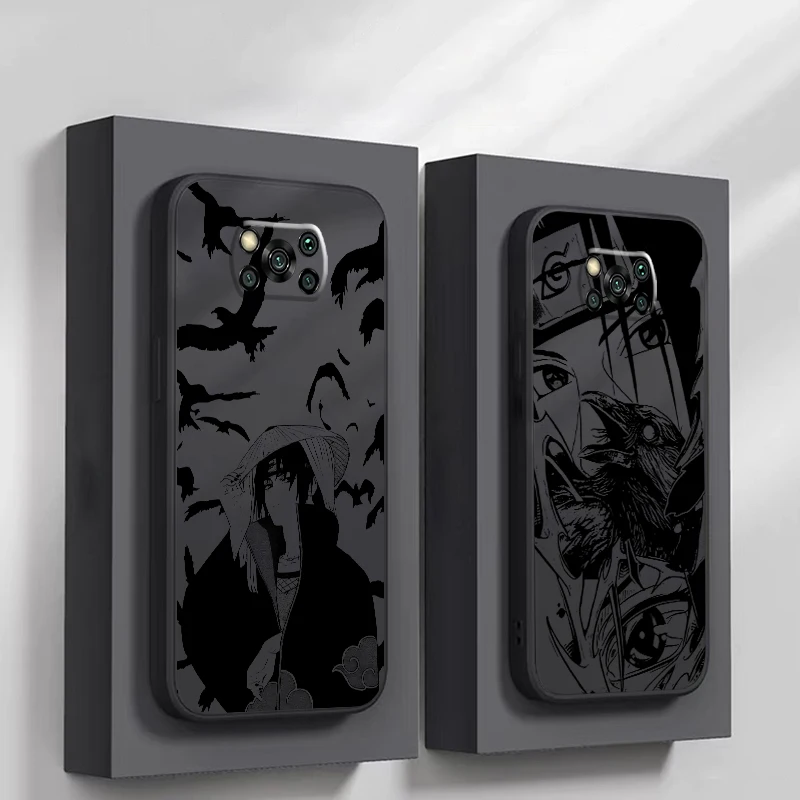 A-Akatsukis U-Uchiha Itachis Phone Case For Xiaomi POCO F5 F4 F3 Pro GT X5 X4 X3 Pro NFC M4 M3 Pro Carcasa