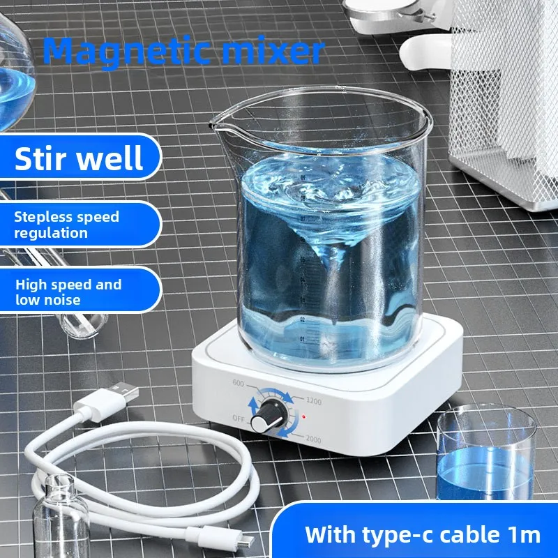 Agitator Mechanical Liquid Mini Small Magnetic Low Speed High Speed Laboratory Agitator