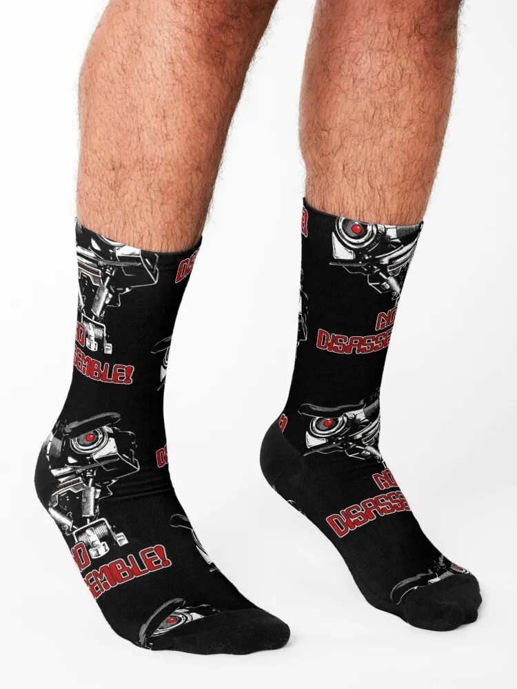 No Disassemble Johnny Five Socks loose Stockings compression warm winter Non-slip Socks Ladies Men's