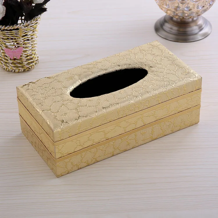 Customized Leather Tissue Box - Wooden Design for Home, Living Room, Tea Table, Automobiles - Trinket Organizer with Logo