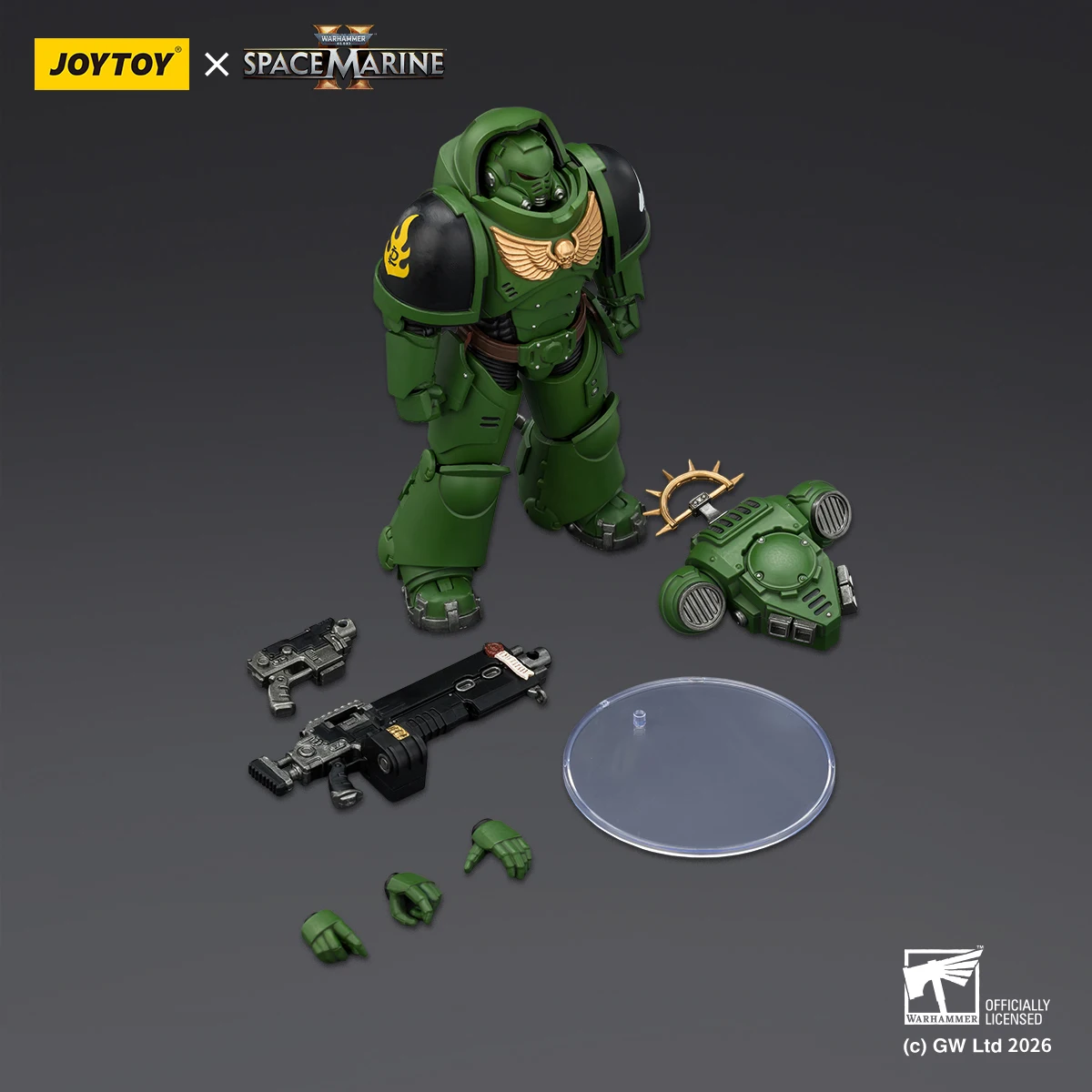JOYTOY Ultramarines Heavy Artificer Armor Figure Warhammer 40K Space Marine 2 Premium Multi-Melta Collectible Action Figures Speelgoed