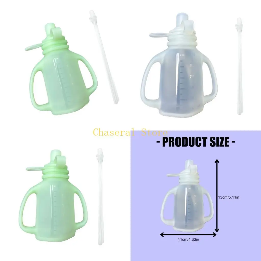 E7CE Silicone Bag Easy to Clean Reusable Breast Milk Organiser Storage Bag 110ml