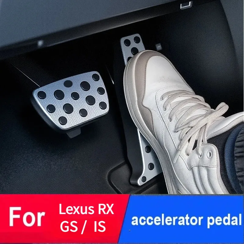 Pedals For Lexus RX GS IS 200t 250 300 300h 350 450h 450hL 500 Stainless Steel Car Foot Brake Gas Pedal Pad Cover Accessories
