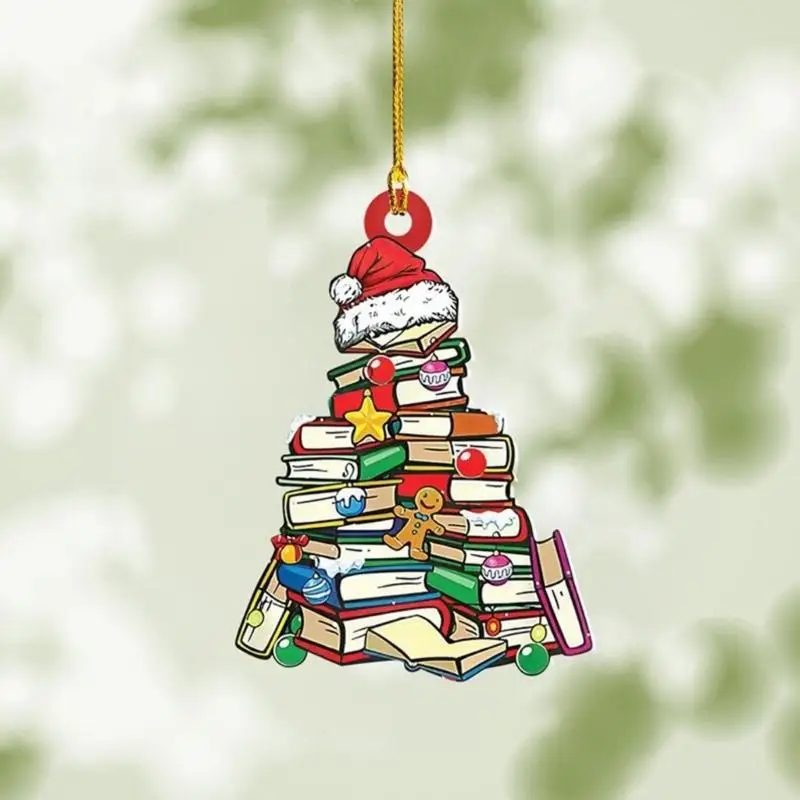 

02DE Unique Christmas Tree Car Decors Auto Hanging Pendant For Seasonal Styling