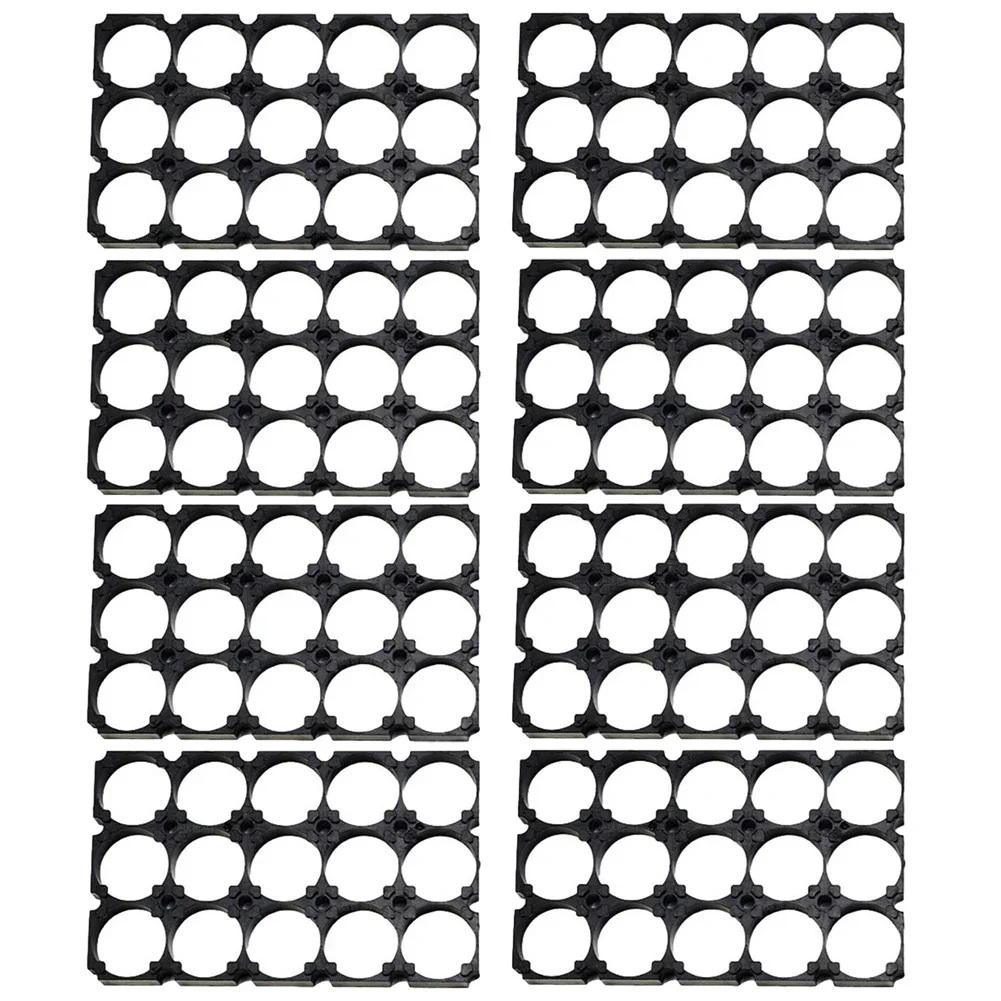

Sturdy plastic frame bracket for 8PCS 21700 battery packs secure and stable perfect for DIY battery projects