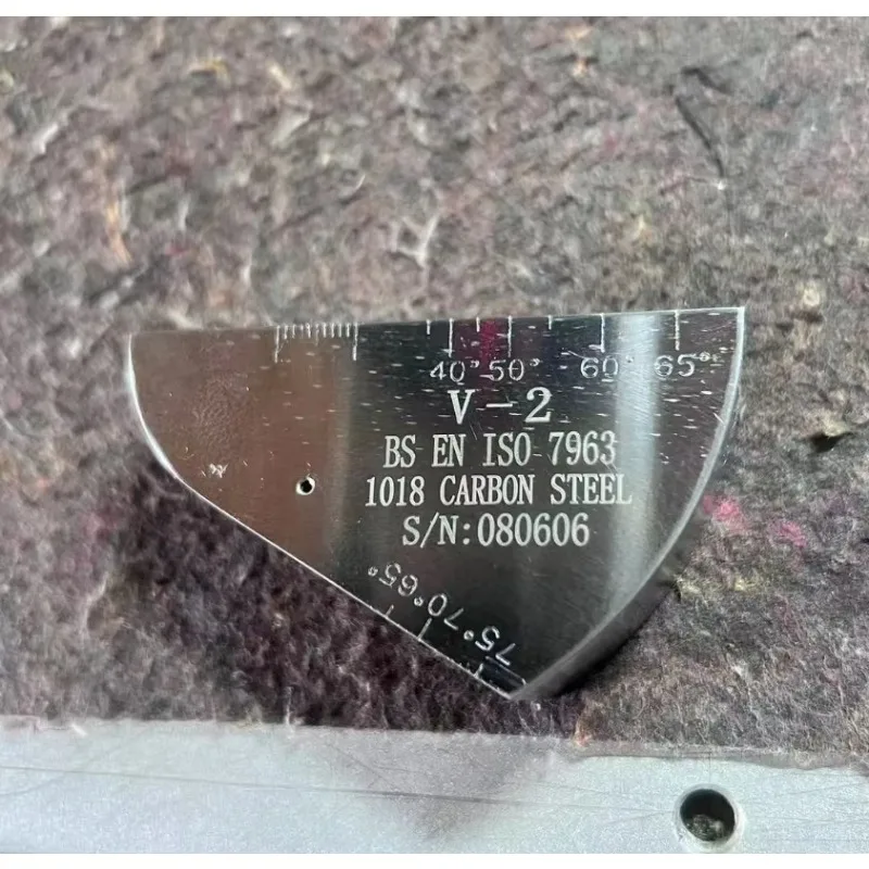 12.5mm 20mm 25mm V2 Calibration Test Block Carbon Steel Block IIW2 A4 Calibration Test Block