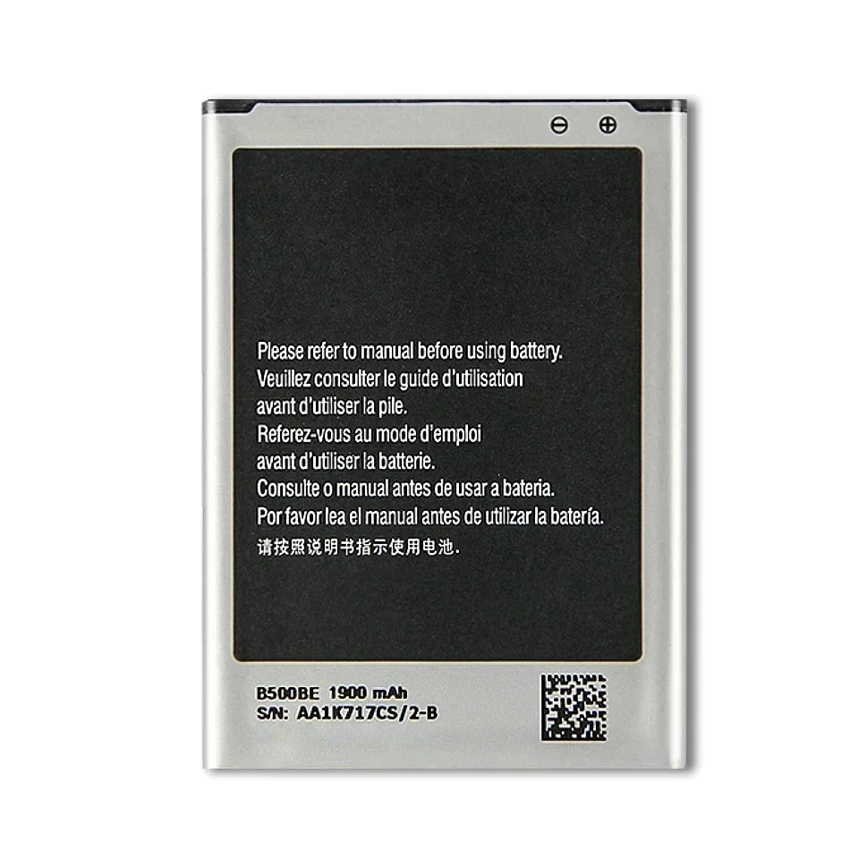 B500BE Battery 1900mAh For Samsung Galaxy S4 Mini I9192 I9195 I9190 I9198 J110 I435 I257 B500AE 3 Pin Batterij