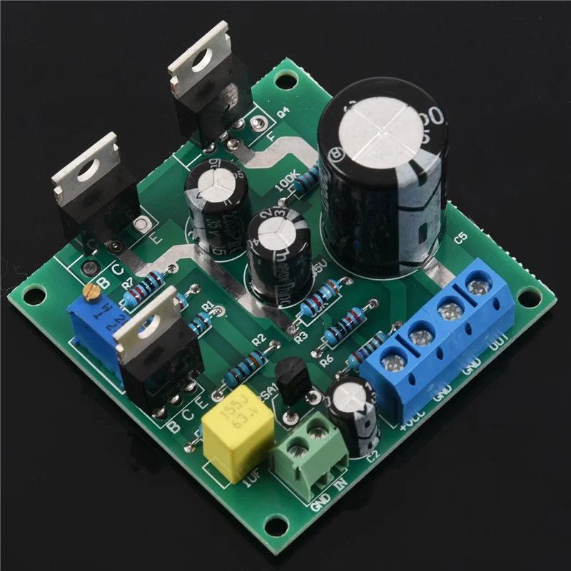 L72A-6X DC12V 24V Mini 1969 TIP41C Mono Channel Amplifier Assemble Board Pure Class A