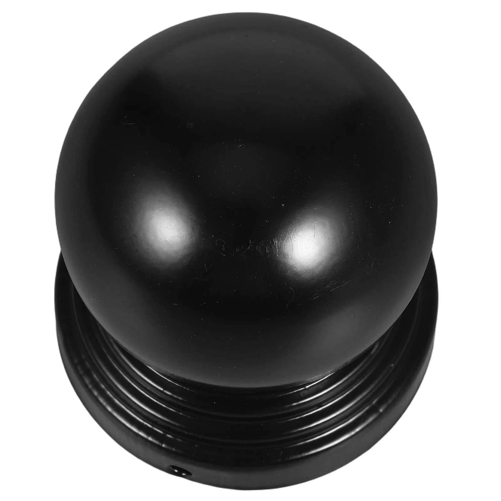 Display Dome Decorative Fence Post Outdoor Garden Halloween Christmas New Year Black Post Cap Cap Post Black Finish Metal