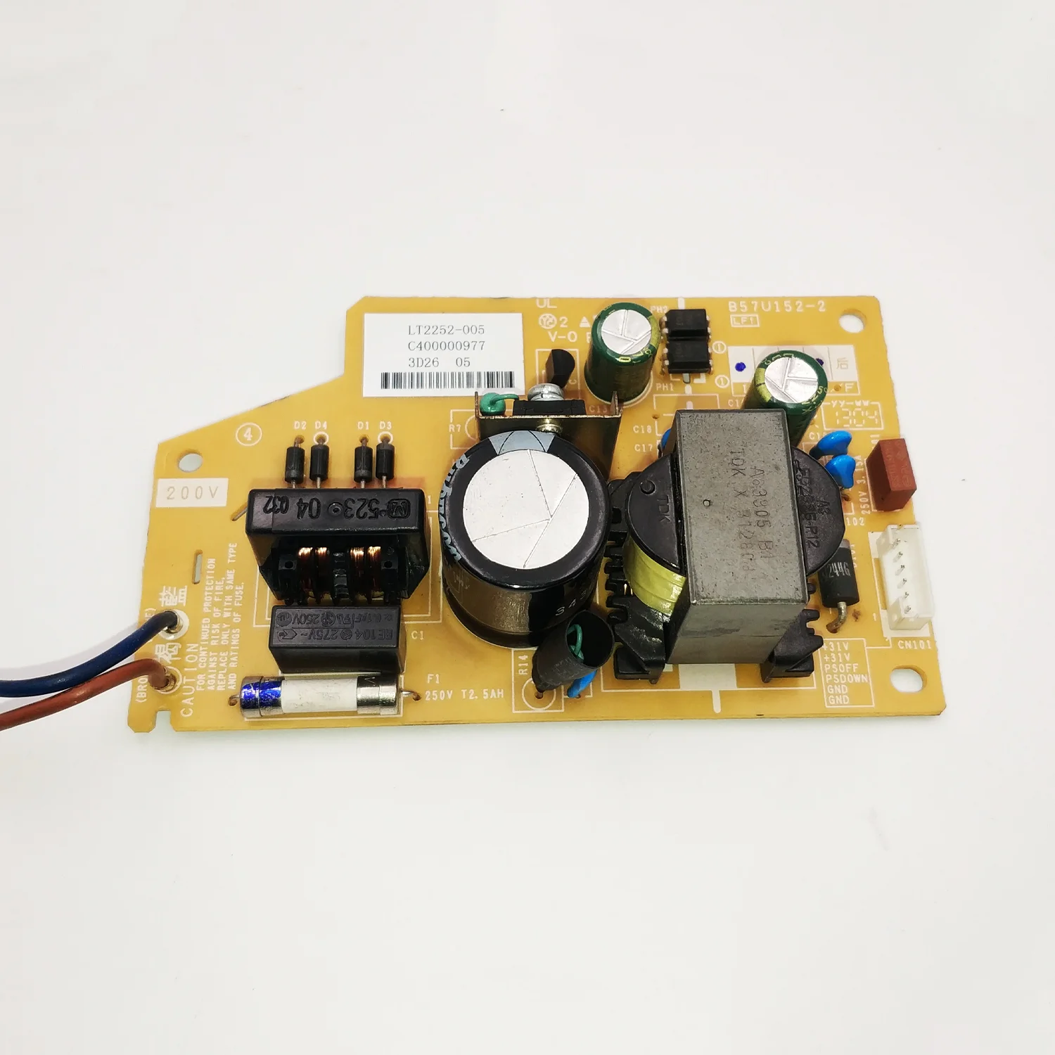 

High Quality Power Supply Board For B rother J3720 J3520 J2320 J2510 J2310 J2310 J2510 J2720 J3520 J3720 J5720 J6520 J4110 J4410